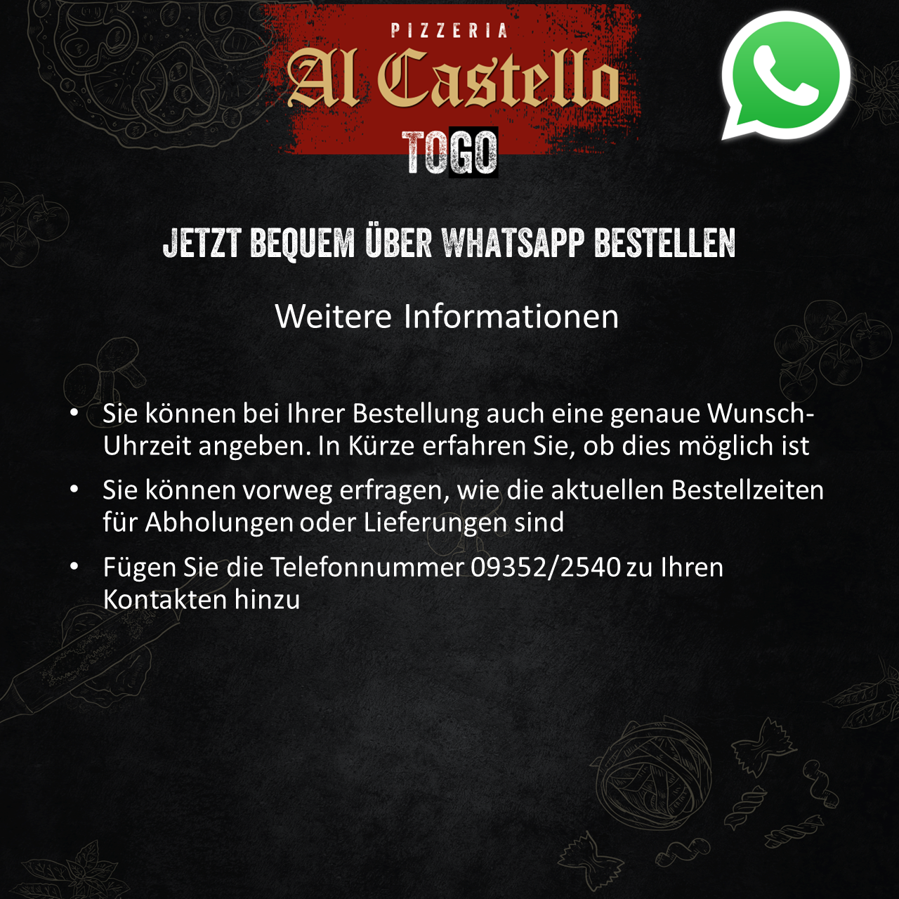 WhatsApp Bestellbeispiel 2